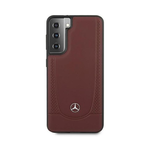 Mercedes Leather Urban Line - Etui Samsung Galaxy S21+ (czerwony) Mercedes Leather Urban Line - Etui Samsung Galaxy S21+ (czerwony)