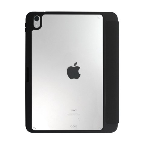 Crong PrimeFolio - Etui iPad 10.9" (2022) z podstawką i schowkiem na Apple Pencil (czarny/przezroczysty) Crong PrimeFolio - Etui iPad 10.9" (2022) z podstawką i schowkiem na Apple Pencil (czarny/przezroczysty)