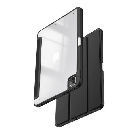 Crong PrimeFolio - Etui iPad Pro 11" (2022-2021) / iPad Air 10.9" (5-4 gen.) z podstawką i ładowaniem Apple Pencil (czarny/przez Crong PrimeFolio - Etui iPad Pro 11" (2022-2021) / iPad Air 10.9" (5-4 gen.) z podstawką i ładowaniem Apple Pencil (czarny/przez