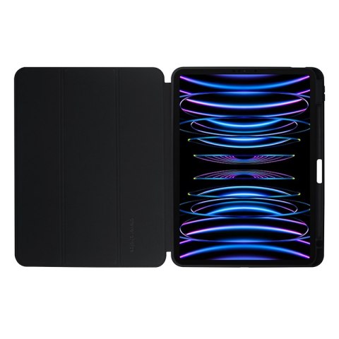 Crong PrimeFolio - Etui iPad Pro 11" (2022-2021) / iPad Air 10.9" (5-4 gen.) z podstawką i ładowaniem Apple Pencil (czarny/przez Crong PrimeFolio - Etui iPad Pro 11" (2022-2021) / iPad Air 10.9" (5-4 gen.) z podstawką i ładowaniem Apple Pencil (czarny/przez