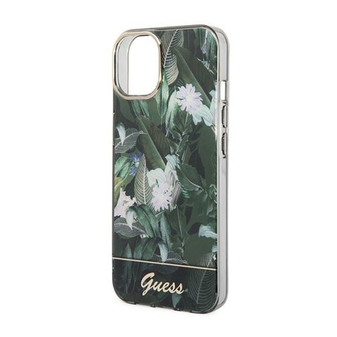 Guess Jungle Case - Etui iPhone 14 Plus (zielony) Guess Jungle Case - Etui iPhone 14 Plus (zielony)