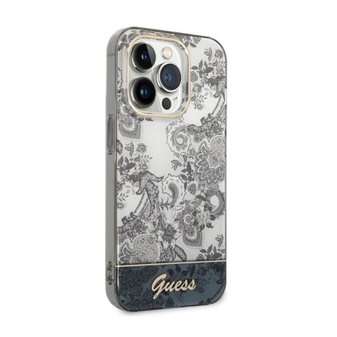 Guess Porcelain Collection - Etui iPhone 14 Pro Max (szary) Guess Porcelain Collection - Etui iPhone 14 Pro Max (szary)