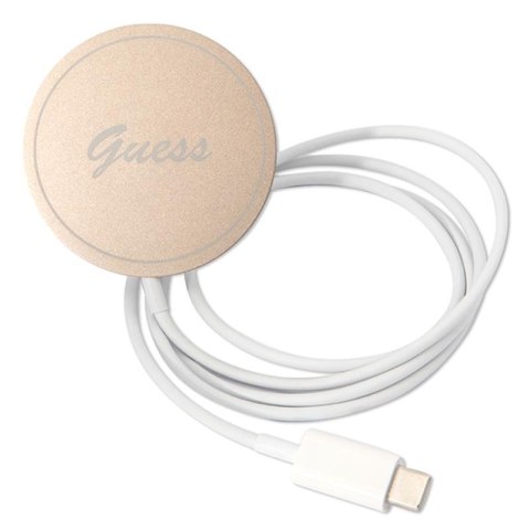 Guess Bundle Pack MagSafe 4G - Zestaw etui + ładowarka MagSafe iPhone 12 / iPhone 12 Pro (różowy/złoty) Guess Bundle Pack MagSafe 4G - Zestaw etui + ładowarka MagSafe iPhone 12 / iPhone 12 Pro (różowy/złoty)