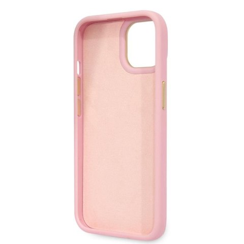 Guess Croco Collection - Etui iPhone 14 (różowy) Guess Croco Collection - Etui iPhone 14 (różowy)