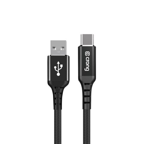 Crong Armor Link - Kabel 60W 3A USB-A do USB-C Fast Charging 25cm (czarny) Crong Armor Link - Kabel 60W 3A USB-A do USB-C Fast Charging 25cm (czarny)