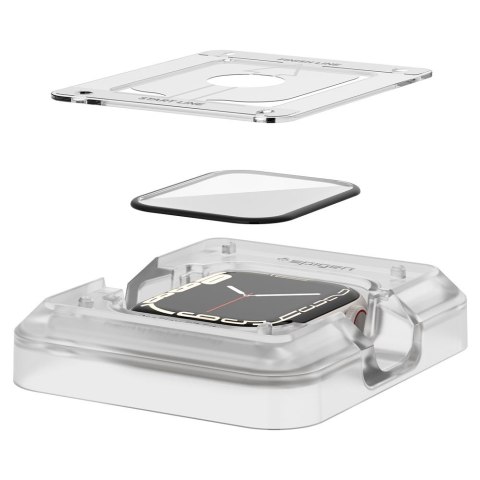Spigen Proflex EZ FIT 2-Pack - Szkło hybrydowe do Apple Watch 8 / 7 41 mm (2 szt) Spigen Proflex EZ FIT 2-Pack - Szkło hybrydowe do Apple Watch 8 / 7 41 mm (2 szt)