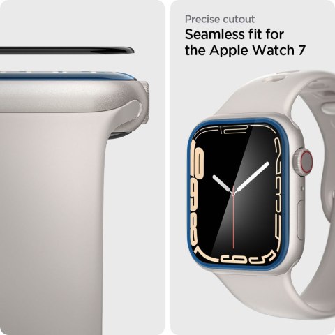 Spigen Proflex EZ FIT 2-Pack - Szkło hybrydowe do Apple Watch 8 / 7 41 mm (2 szt) Spigen Proflex EZ FIT 2-Pack - Szkło hybrydowe do Apple Watch 8 / 7 41 mm (2 szt)