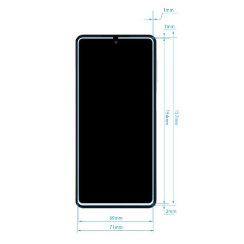 Crong 7D Nano Flexible Glass - Szkło hybrydowe 9H na cały ekran Samsung Galaxy M52 5G Crong 7D Nano Flexible Glass - Szkło hybrydowe 9H na cały ekran Samsung Galaxy M52 5G