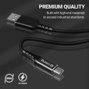 Crong Armor Link - Kabel 100W 5A USB-C do USB-C Fast Charging 120cm (czarny)