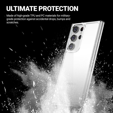 Crong Crystal Shield Cover - Etui Samsung Galaxy S23 Ultra (przezroczysty) Crong Crystal Shield Cover - Etui Samsung Galaxy S23 Ultra (przezroczysty)