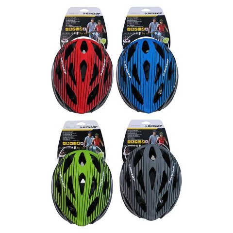 Dunlop - Kask rowerowy MTB r. L (Czerwony) Dunlop - Kask rowerowy MTB r. L (Czerwony)