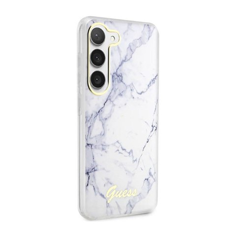 Guess Marble Collection - Etui Samsung Galaxy S23 (biały) Guess Marble Collection - Etui Samsung Galaxy S23 (biały)