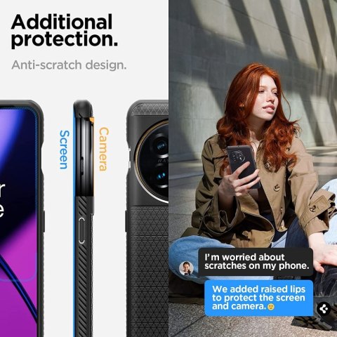 Spigen Liquid Air - Etui do OnePlus 11 5G (Czarny) Spigen Liquid Air - Etui do OnePlus 11 5G (Czarny)