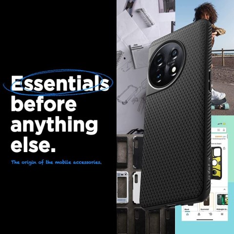 Spigen Liquid Air - Etui do OnePlus 11 5G (Czarny) Spigen Liquid Air - Etui do OnePlus 11 5G (Czarny)