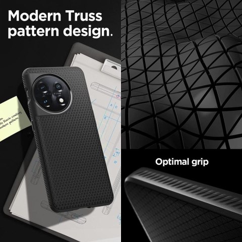 Spigen Liquid Air - Etui do OnePlus 11 5G (Czarny) Spigen Liquid Air - Etui do OnePlus 11 5G (Czarny)