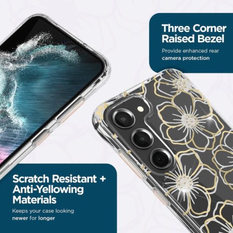 Case-Mate Floral Gems - Etui Samsung Galaxy S23+ (Przezroczysty) Case-Mate Floral Gems - Etui Samsung Galaxy S23+ (Przezroczysty)