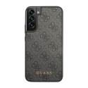 Guess 4G Metal Logo - Etui Samsung Galaxy S23+ (szary)
