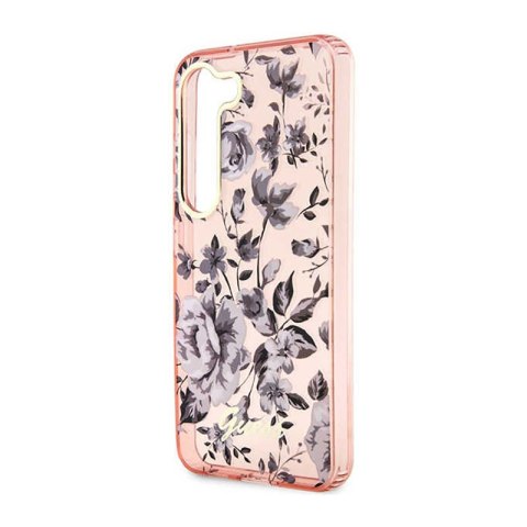 Guess Flower Collection - Etui Samsung Galaxy S23 (różowy) Guess Flower Collection - Etui Samsung Galaxy S23 (różowy)