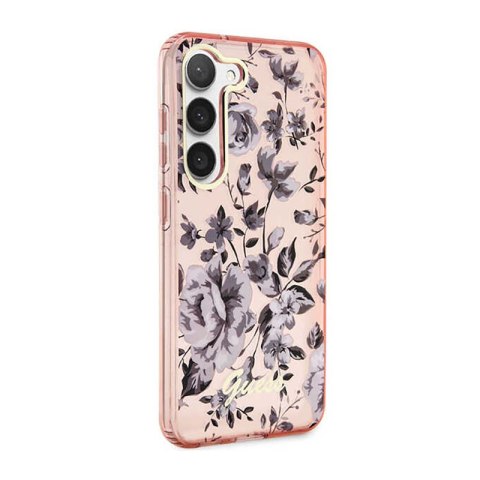 Guess Flower Collection - Etui Samsung Galaxy S23+ (różowy) Guess Flower Collection - Etui Samsung Galaxy S23+ (różowy)