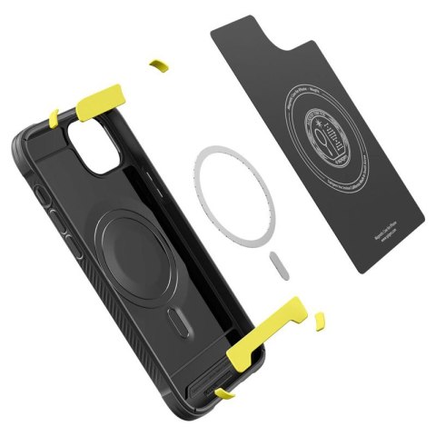 Spigen Rugged Armor Mag MagSafe - Etui do iPhone 14 (Czarny) Spigen Rugged Armor Mag MagSafe - Etui do iPhone 14 (Czarny)