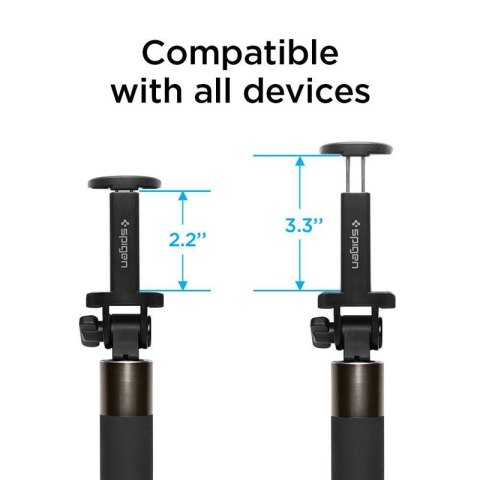 Spigen S530W - Uchwyt selfie stick (Czarny) Spigen S530W - Uchwyt selfie stick (Czarny)