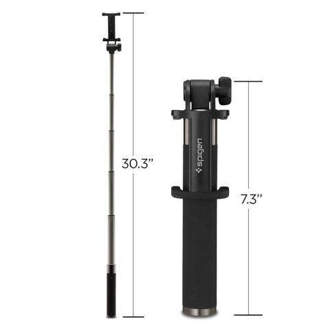 Spigen S530W - Uchwyt selfie stick (Czarny) Spigen S530W - Uchwyt selfie stick (Czarny)