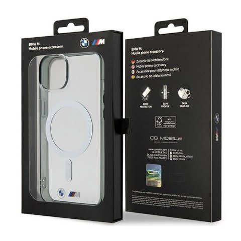 BMW Silver Ring MagSafe - Etui iPhone 14 Plus (Przezroczysty) BMW Silver Ring MagSafe - Etui iPhone 14 Plus (Przezroczysty)
