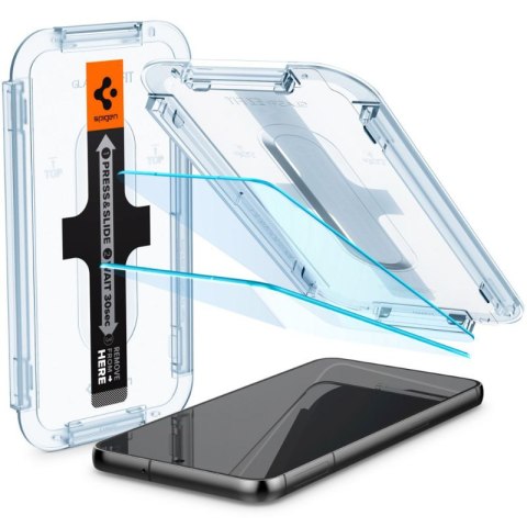 Spigen Glas.TR EZ Fit 2-Pack - Szkło hartowane 2 szt. do Samsung Galaxy S23+ Spigen Glas.TR EZ Fit 2-Pack - Szkło hartowane 2 szt. do Samsung Galaxy S23+