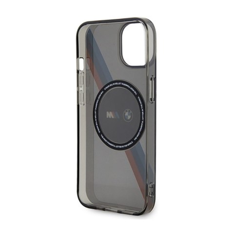 BMW Tricolor Stripes MagSafe - Etui iPhone 14 (Szary) BMW Tricolor Stripes MagSafe - Etui iPhone 14 (Szary)