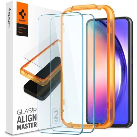 Spigen Alm Glas.TR 2-Pack - Szkło hartowane do Samsung Galaxy A54 5G (Clear) Spigen Alm Glas.TR 2-Pack - Szkło hartowane do Samsung Galaxy A54 5G (Clear)