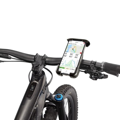 Crong Bikeclip Enduro - Uchwyt na telefon do roweru (czarny) Crong Bikeclip Enduro - Uchwyt na telefon do roweru (czarny)