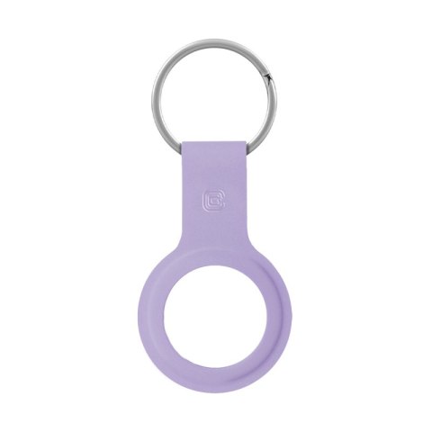 Crong Silicone Case with Key Ring - Etui ochronne brelok do Apple AirTag (fioletowy) Crong Silicone Case with Key Ring - Etui ochronne brelok do Apple AirTag (fioletowy)