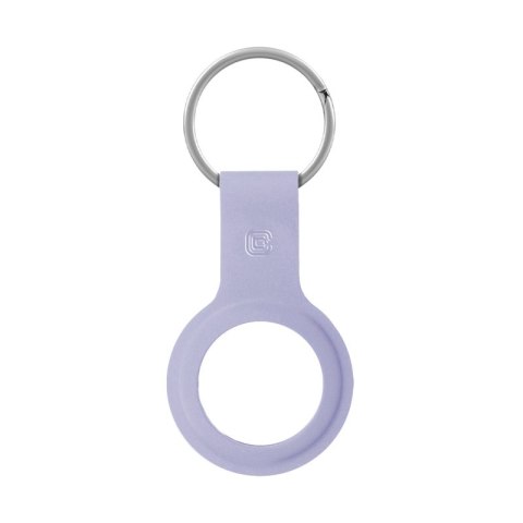 Crong Silicone Case with Key Ring - Etui ochronne brelok do Apple AirTag (lawendowy) Crong Silicone Case with Key Ring - Etui ochronne brelok do Apple AirTag (lawendowy)