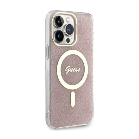 Guess 4G MagSafe - Etui iPhone 13 Pro Max (Różowy) Guess 4G MagSafe - Etui iPhone 13 Pro Max (Różowy)