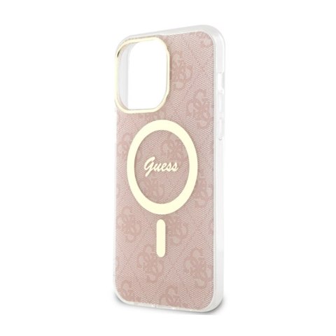 Guess 4G MagSafe - Etui iPhone 13 Pro Max (Różowy) Guess 4G MagSafe - Etui iPhone 13 Pro Max (Różowy)