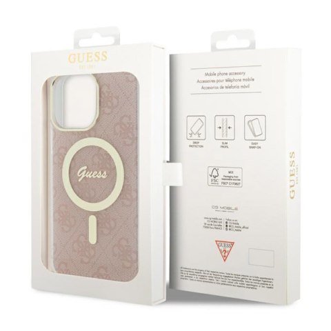 Guess 4G MagSafe - Etui iPhone 13 Pro Max (Różowy) Guess 4G MagSafe - Etui iPhone 13 Pro Max (Różowy)