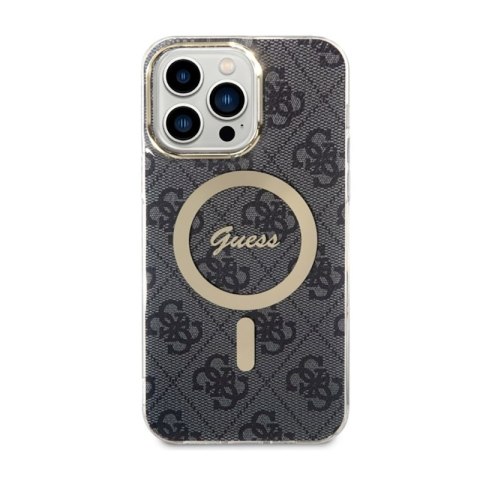 Guess 4G MagSafe - Etui iPhone 14 Pro Max (Czarny) Guess 4G MagSafe - Etui iPhone 14 Pro Max (Czarny)