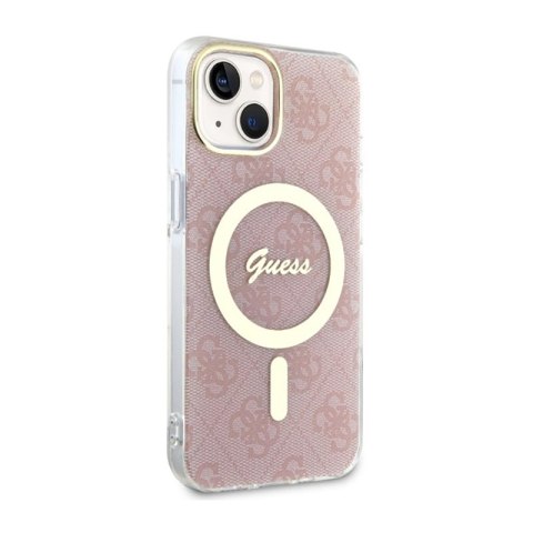 Guess 4G MagSafe - Etui iPhone 14 (Różowy) Guess 4G MagSafe - Etui iPhone 14 (Różowy)