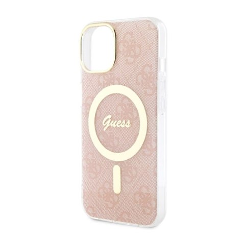 Guess 4G MagSafe - Etui iPhone 14 (Różowy) Guess 4G MagSafe - Etui iPhone 14 (Różowy)