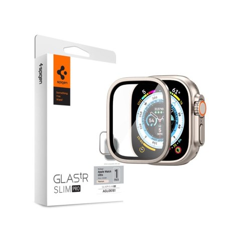 Spigen Glas.TR Slim Pro - Szkło hartowane do Apple Watch Ultra 49 mm (Titanium) Spigen Glas.TR Slim Pro - Szkło hartowane do Apple Watch Ultra 49 mm (Titanium)