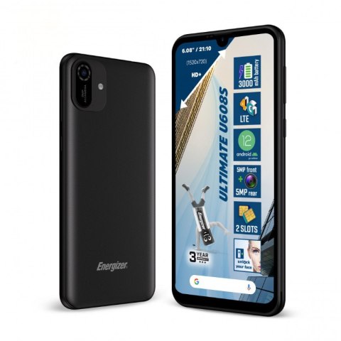 Energizer Ultimate U608S - Smartfon 2GB RAM 32GB 6,08" 4G Dual Sim EU (Czarny) Energizer Ultimate U608S - Smartfon 2GB RAM 32GB 6,08" 4G Dual Sim EU (Czarny)
