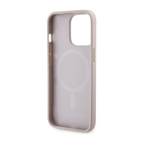 Guess 4G Printed Stripes MagSafe - Etui iPhone 13 Pro Max (Różowy) Guess 4G Printed Stripes MagSafe - Etui iPhone 13 Pro Max (Różowy)