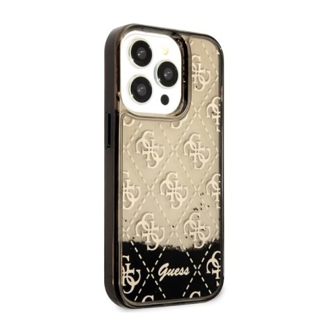 Guess Liquid Glitter Transculent 4G - Etui iPhone 14 Pro (Czarny) Guess Liquid Glitter Transculent 4G - Etui iPhone 14 Pro (Czarny)