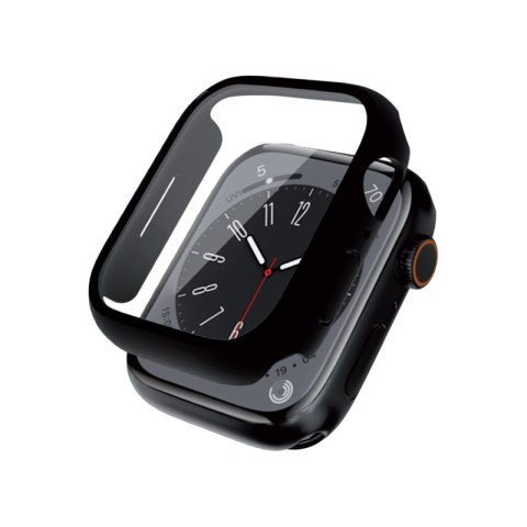 Crong Hybrid Watch Case - Etui ze szkłem Apple Watch 45mm (Black) Crong Hybrid Watch Case - Etui ze szkłem Apple Watch 45mm (Black)