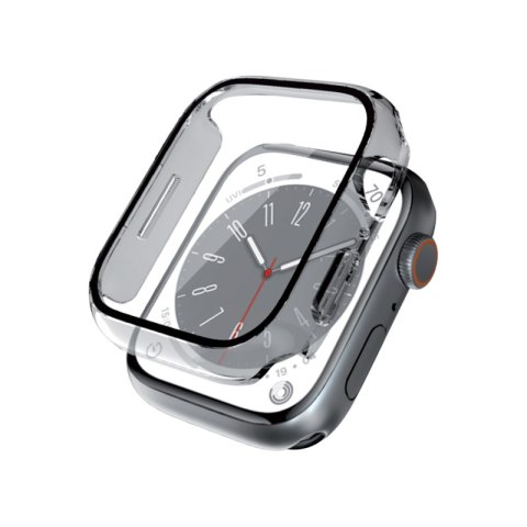 Crong Hybrid Watch Case - Etui ze szkłem Apple Watch 45mm (Clear) Crong Hybrid Watch Case - Etui ze szkłem Apple Watch 45mm (Clear)