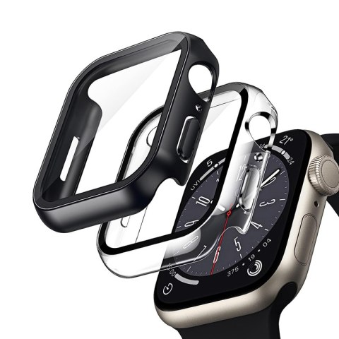Crong Hybrid Watch Case - Etui ze szkłem Apple Watch 45mm (Clear) Crong Hybrid Watch Case - Etui ze szkłem Apple Watch 45mm (Clear)