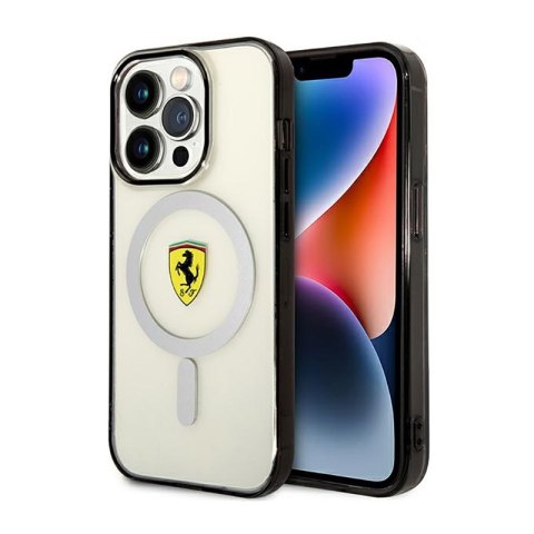 Ferrari Outline Magsafe - Etui iPhone 14 Pro (Przezroczysty) Ferrari Outline Magsafe - Etui iPhone 14 Pro (Przezroczysty)