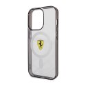Ferrari Outline Magsafe - Etui iPhone 14 Pro (Przezroczysty)