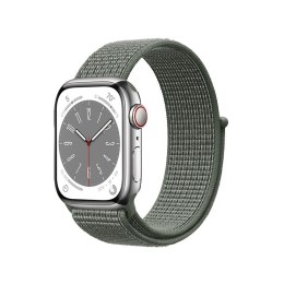 Crong Nylon - Pasek sportowy do Apple Watch 42/44/45/49 mm (Military Green)