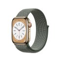 Crong Nylon - Pasek sportowy do Apple Watch 42/44/45/49 mm (Military Green)